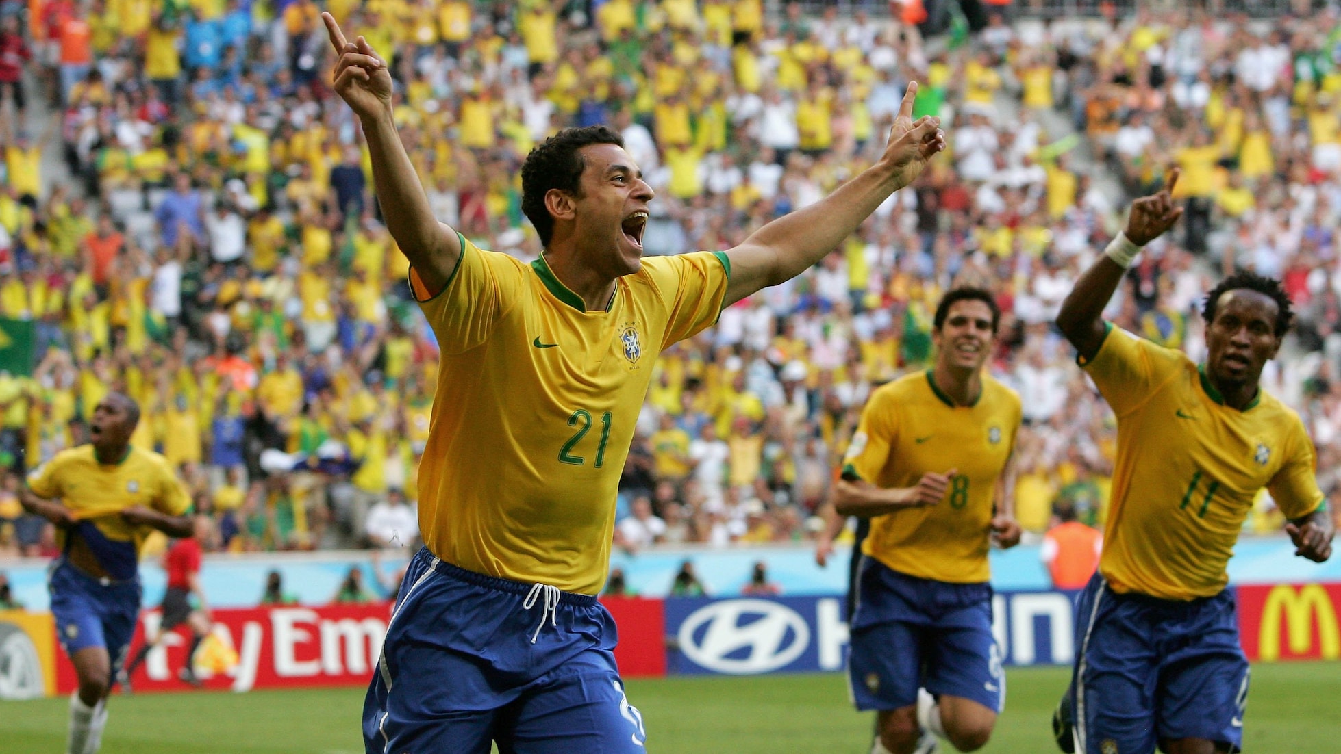 Fred Goal 90' | Brazil vs Australia | 2006 FIFA World Cup Germany™