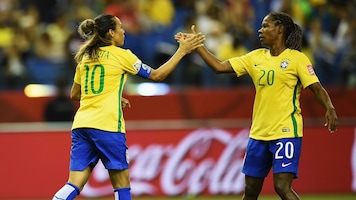 Gol de Marta aos 52' | Brasil - Coreia do Sul | Copa do Mundo Feminina FIFA 2015, no Canadá