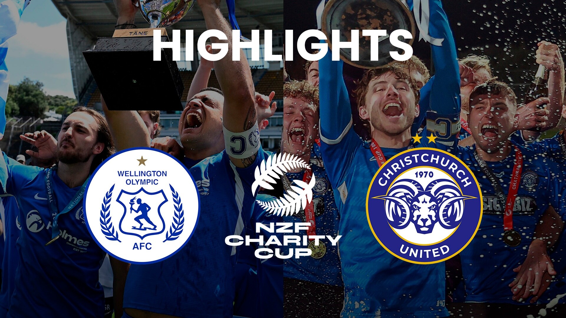 Wellington Olympic v Christchurch United | NZL Charity Cup | Highlights