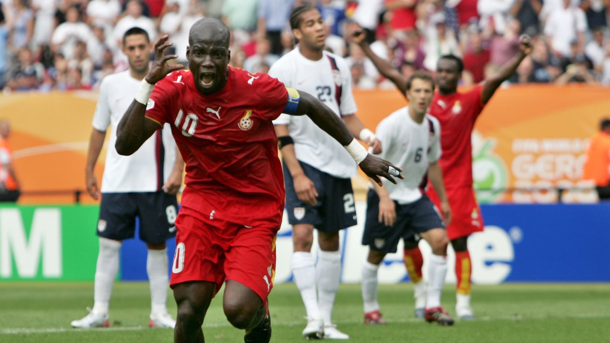 Stephen Appiah Goal 45'+2' | Ghana vs USA | 2006 FIFA World Cup Germany™