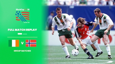 Republik Irland - Norwegen | Gruppe E | FIFA Fussball-Weltmeisterschaft USA 1994™ | Spiel in voller Länge