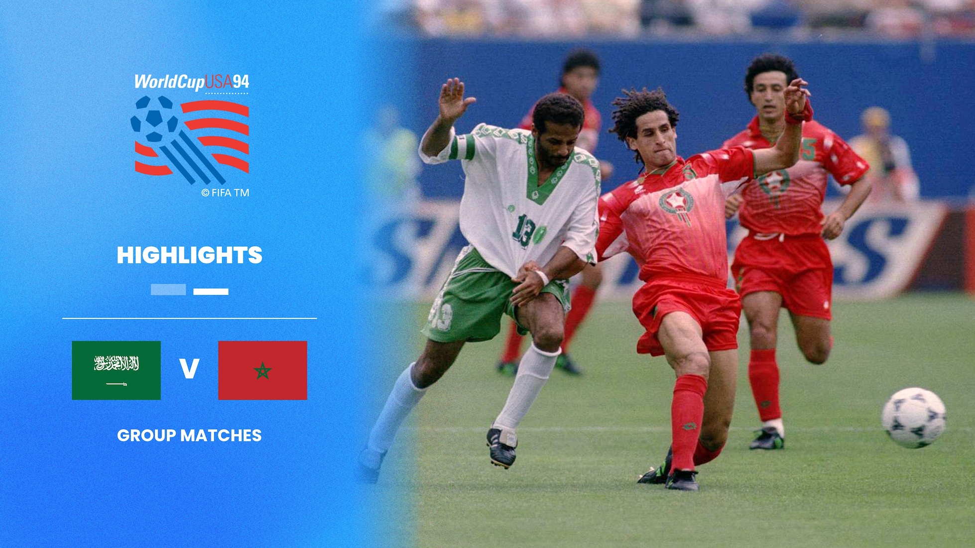 Saudiarabien - Marokko | Gruppe F | FIFA Fussball-Weltmeisterschaft USA 1994™ | Highlights