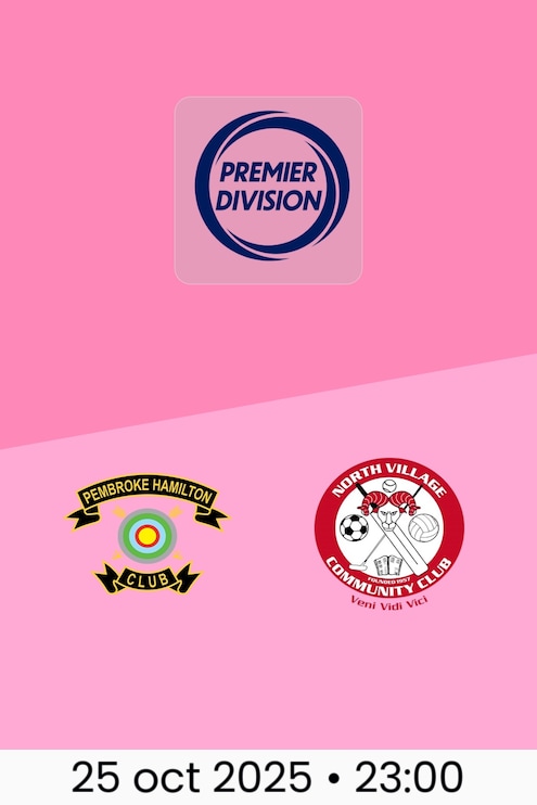 PHC Zebras vs North Village Rams | Bermuda Premier Division 2025/26