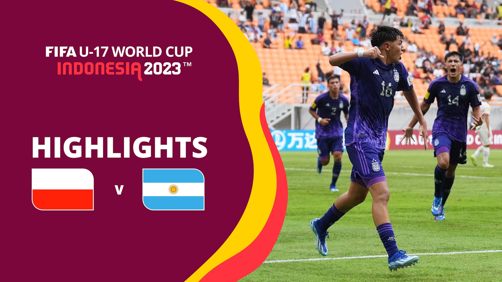 Polonia-Argentina | Gruppo D | Coppa del Mondo U-17 FIFA Indonesia 2023 | Highlights