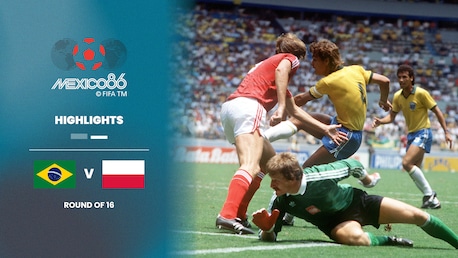 Brasilien - Polen | Achtelfinale | FIFA Fussball-Weltmeisterschaft Mexiko 1986™ | Highlights