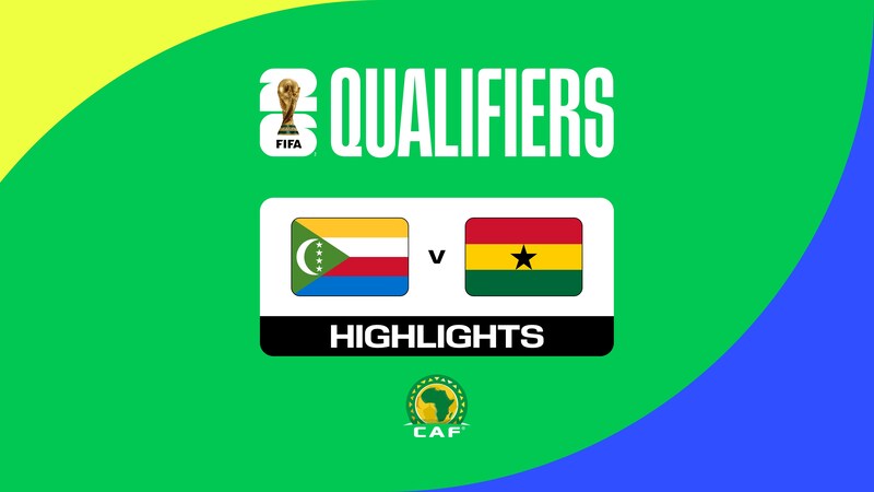 Comoras vs Ghana, Primera ronda de las Eliminatorias de la CAF, Grupo I, Copa  Mundial de la FIFA 26™, Highlights