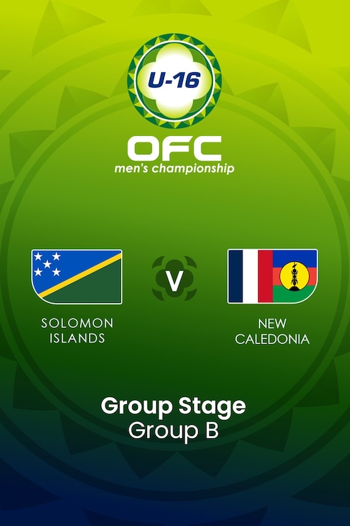 Îles Salomon - Nouvelle-Calédonie | Groupe B | OFC U-16 Men's Championship | Match complet