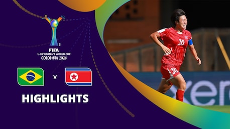 Brasilien - Korea DVR | Viertelfinale | FIFA U-20-Frauen-Weltmeisterschaft Kolumbien 2024™ | Highlights