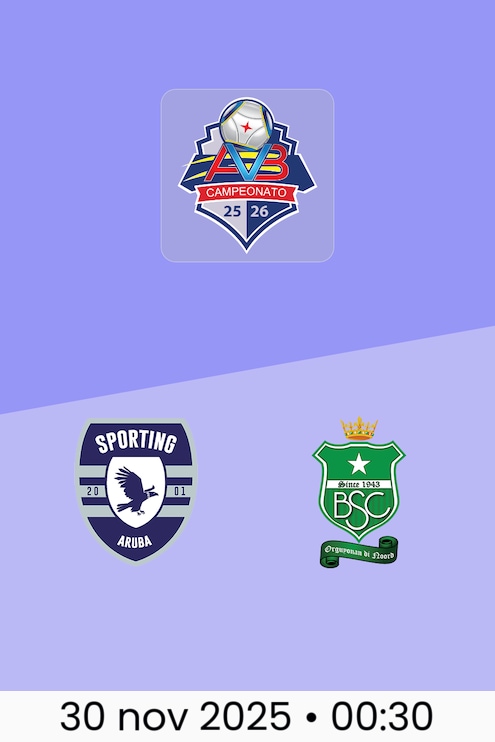 SV Sporting Aruba x Bubali | Division Honor 2025-26