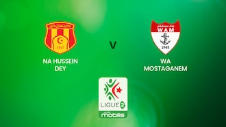 NA Hussein Dey - WA Mostaganem | Ligue 2 | Algérie | Match complet