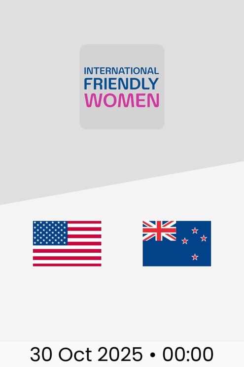 USA v New Zealand | Friendly | Women International Friendly