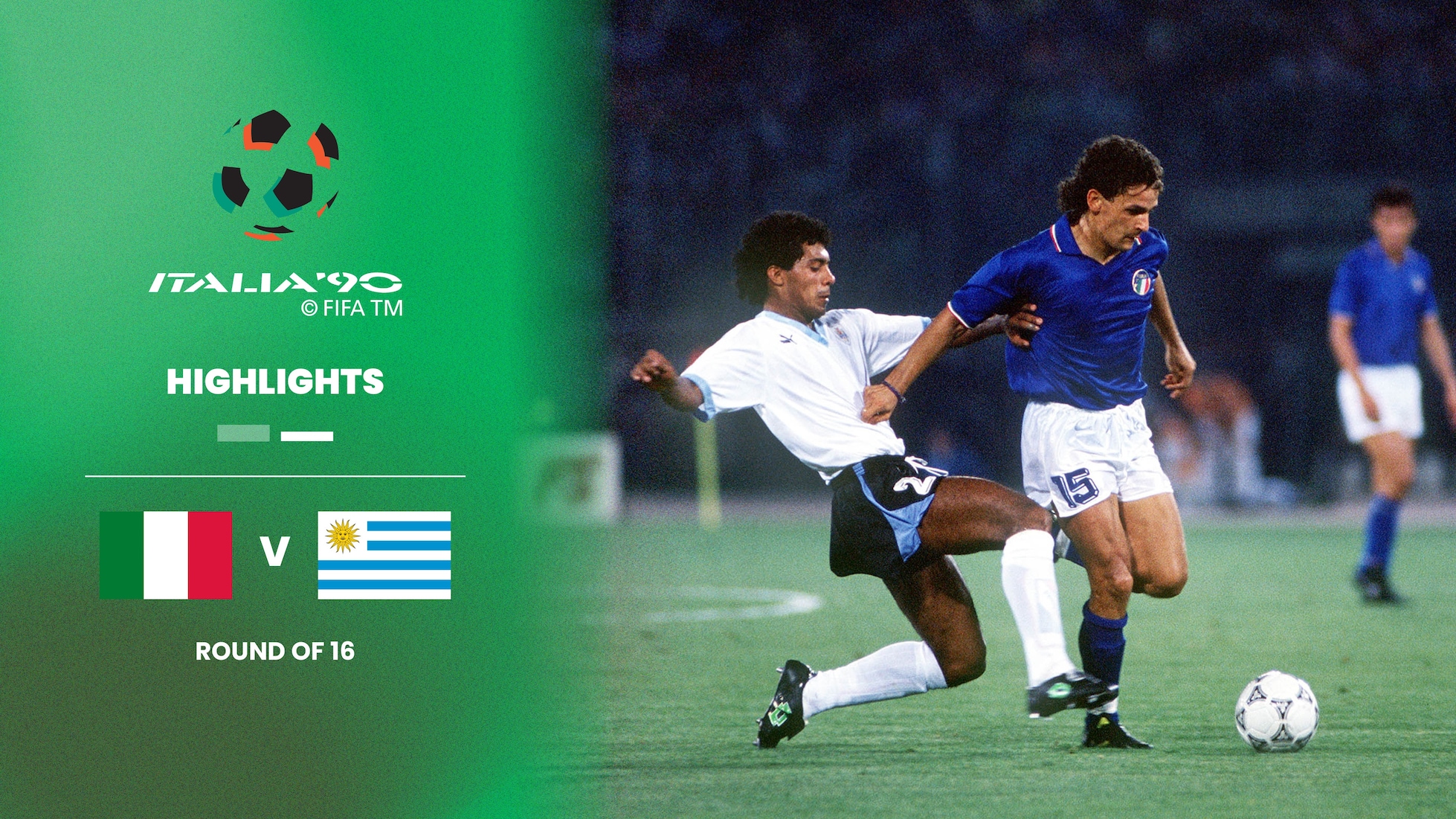 Italia vs Uruguay | Octavos de final | Copa Mundial de la FIFA Italia 1990™ | Highlights