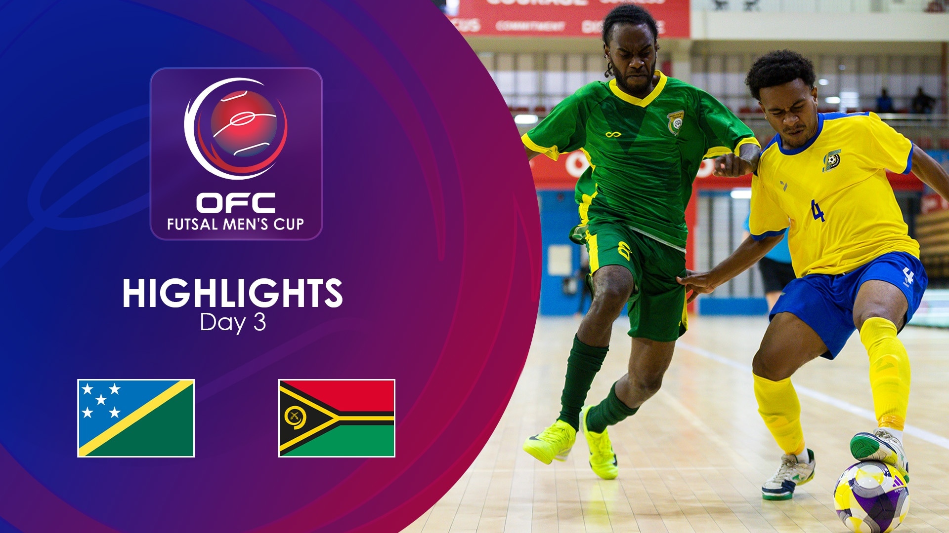Solomon Islands vs Vanuatu | Día 3 | Copa Masculina de Futsal OFC 2025 | Highlights