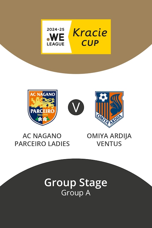 AC Nagano Parceiro Ladies - Omiya Ardija Ventus | Gruppe A | WE League Kracie Cup | Spiel in voller Länge