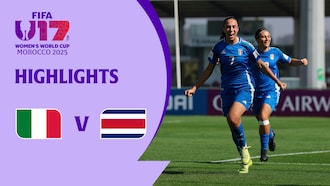 Italy v Costa Rica | Group A | FIFA U-17 Women's World Cup Morocco 2025™ | Highlights