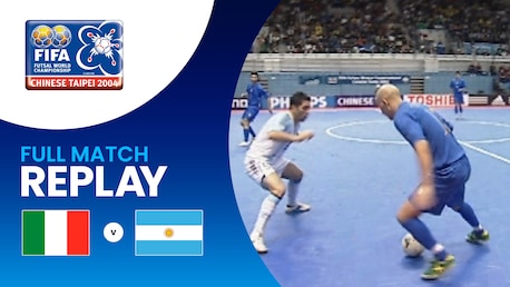 Italia - Argentina | Semifinali | FIFA Futsal World Championship Chinese Taipei 2004™ | Match completo