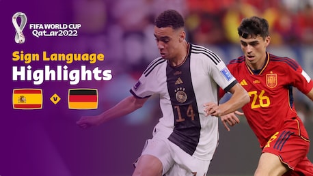 Spagna - Germania | Gruppo E | Coppa del Mondo FIFA Qatar 2022 | Highlights (Lingua dei segni)
