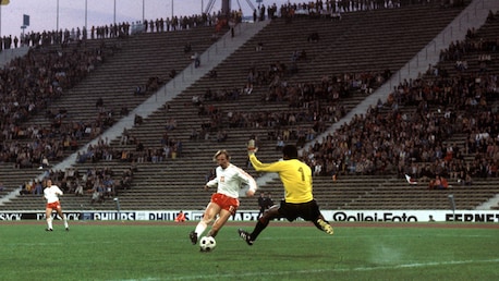 Gol de Andrzej Szarmach 50' | Haití vs Polonia | Copa Mundial de la FIFA Alemania 1974™