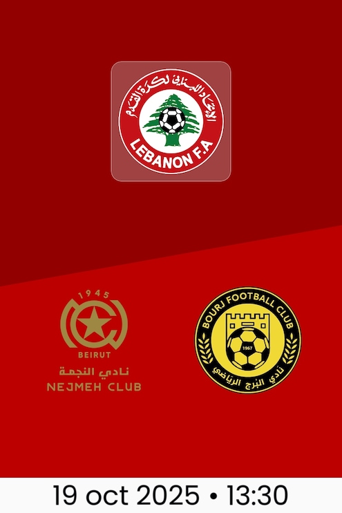 Nejmeh SC vs Bourj FC | Jornada 4 | Primera División 2025/26