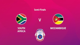 África do Sul x Moçambique | Semifinais | HOLLYWOODBETS COSAFA Women's Championship 2024 | Jogo completo