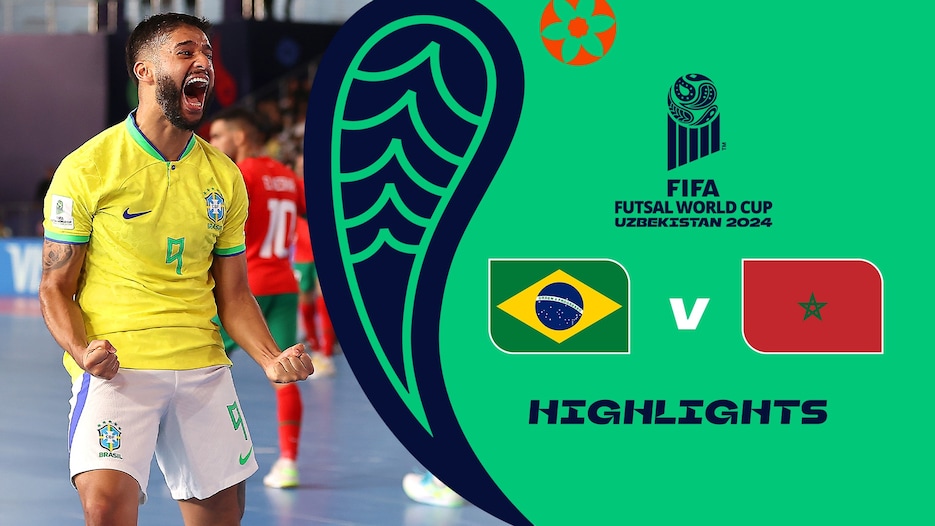 Brazil v Morocco | Quarter-finals | FIFA Futsal World Cup Uzbekistan 2024™ | Highlights