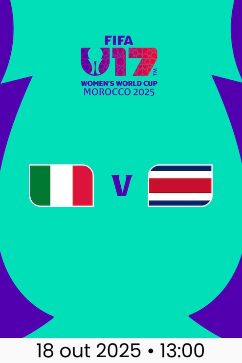Itália x Costa Rica | Grupo A | Copa do Mundo Feminina Sub-17 da FIFA Marrocos 2025™