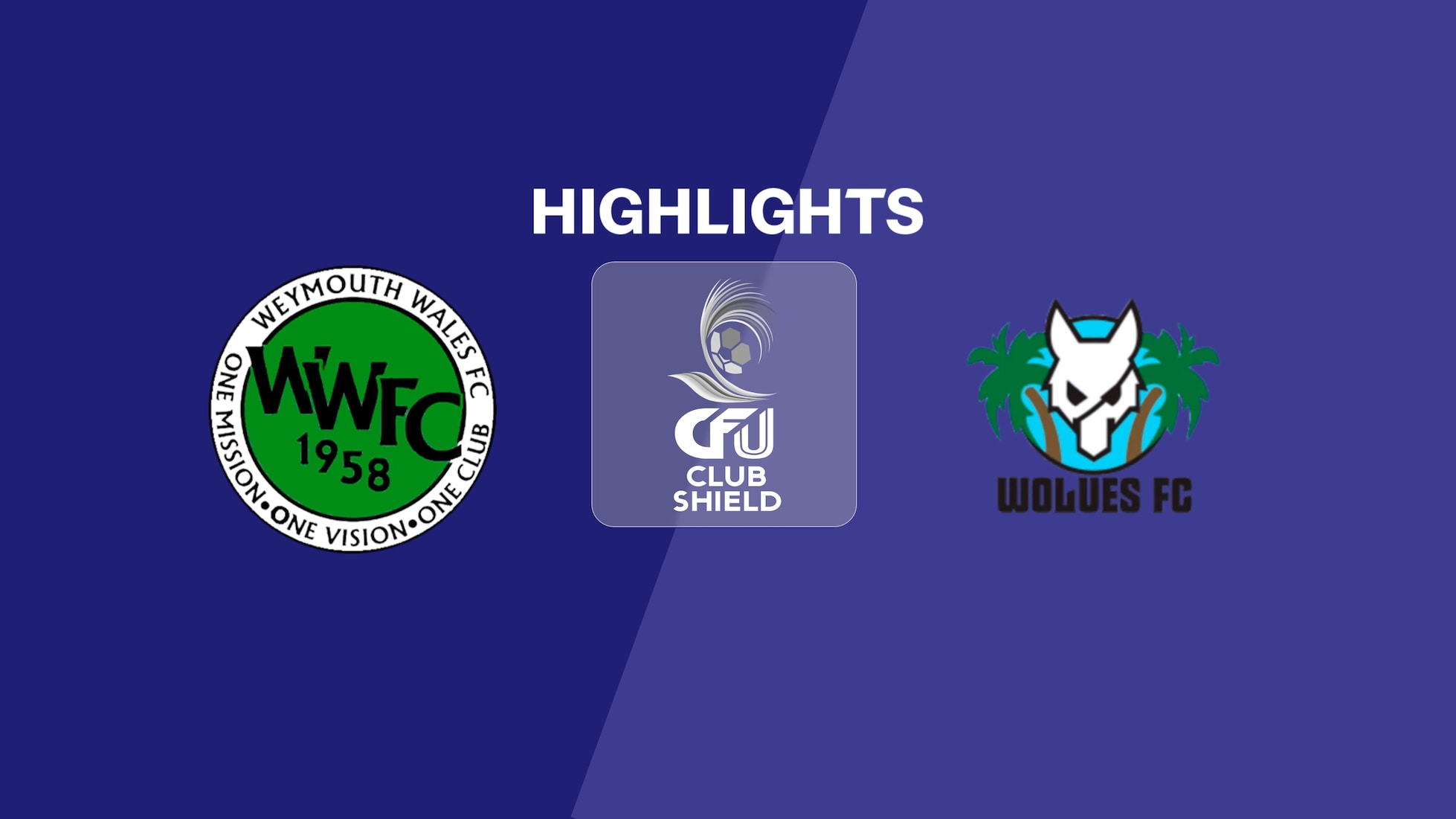 Weymouth Wales v Wolues FC  | Group C | 2025 CFU Club Shield | Highlights