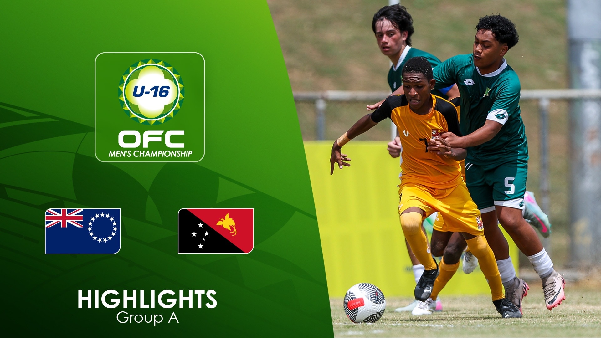 Cook Islands - Papua New Guinea | Gruppenphase | OFC U-16 Männer-Meisterschaft 2025 | Highlights