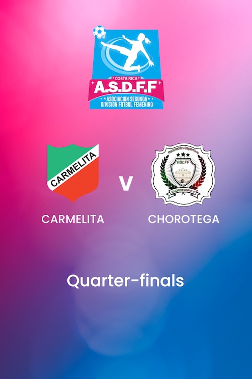 Carmelita  - Chorotega  | Segunda División Femenina | Costa Rica | Match complet