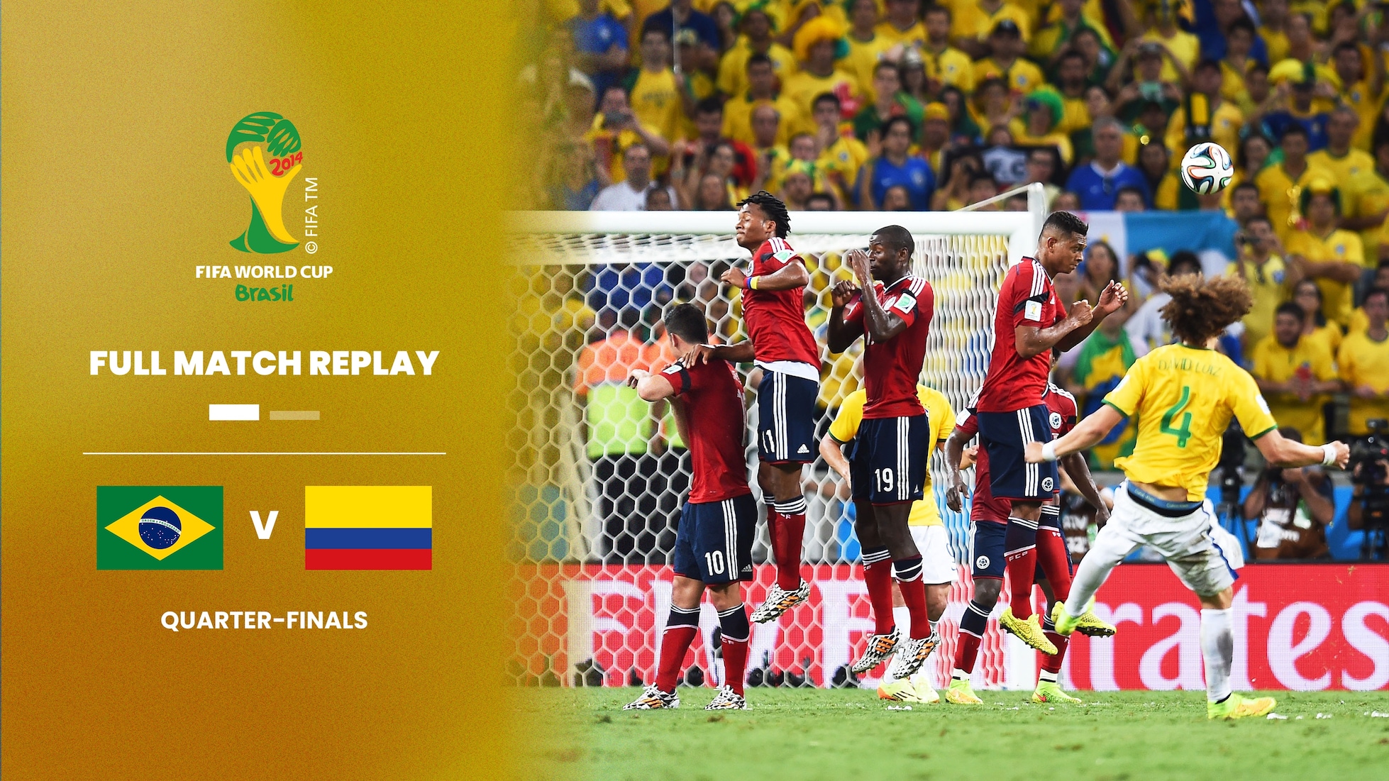 Brasil vs Colombia | Cuartos de final | Copa Mundial de la FIFA Brasil 2014™ | Partido Completo