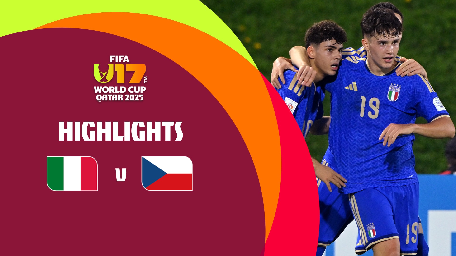 Italia - Repubblica Ceca | Coppa del Mondo FIFA U-17 Qatar 2025 | Highlights