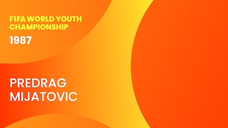 Predrag Mijatović a 18 anni | Campionato Mondiale Giovanile FIFA Cile 1987