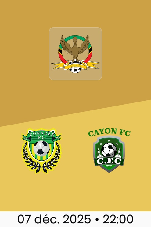Conaree FC - Cayon FC | SKNFA Premier League 2025/26
