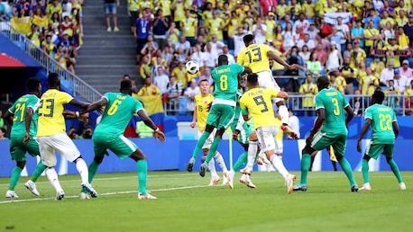 Yerry Mina Goal 74' | Senegal v Colombia | 2018 FIFA World Cup Russia™