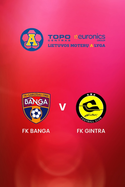 FK Banga v FK Gintra | TOPO centras euronics moterų A lyga | Full Match Replays