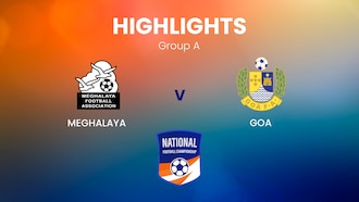 Meghalaya v Goa | Gruppo A | Santosh Trophy | Highlights