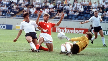 Gary Lineker Goal 9' | England vs Poland | 1986 FIFA World Cup Mexico™
