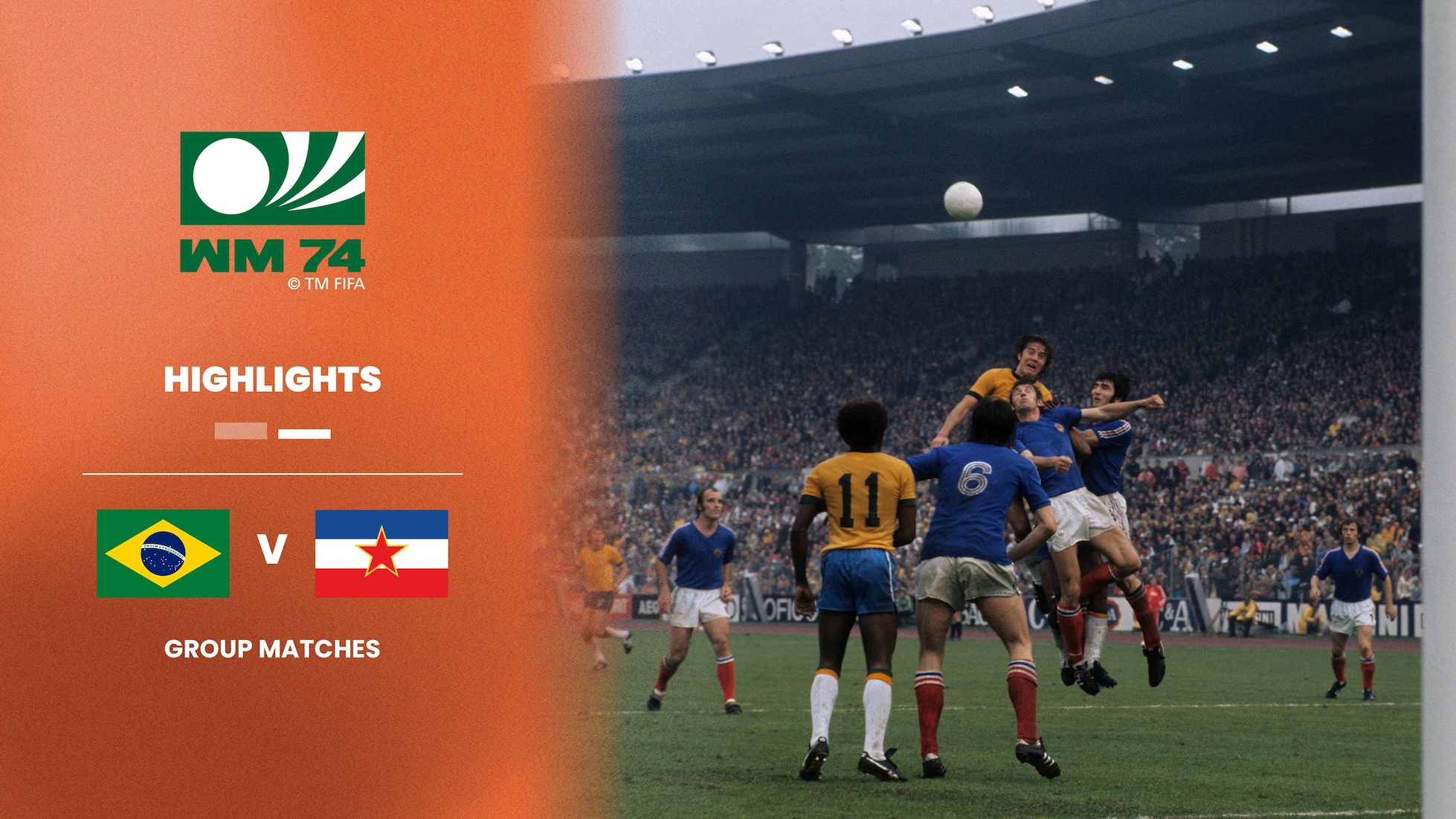 Brasil vs Yugoslavia | Grupo 2 | Copa Mundial de la FIFA Alemania 1974™ | Highlights