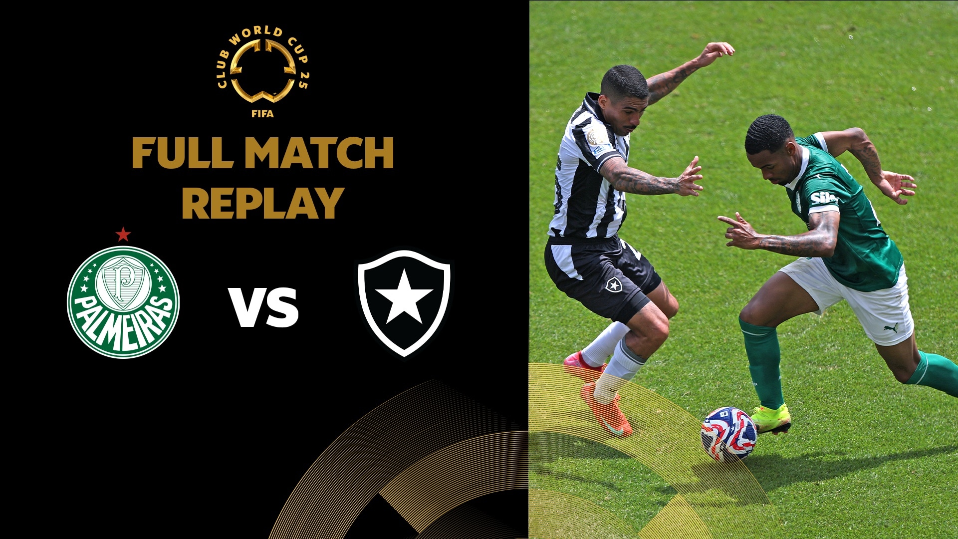 Palmeiras - Botafogo | Achtelfinale | FIFA Club World Cup 2025™ | Spiel in voller Länge