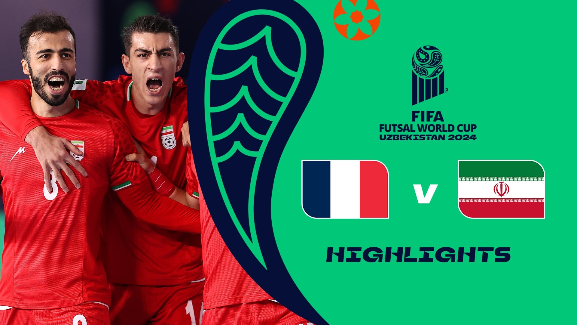Francia - Repubblica Islamica dell'Iran | Gruppo F | Coppa del Mondo di Futsal della FIFA Uzbekistan 2024™ | Highlights