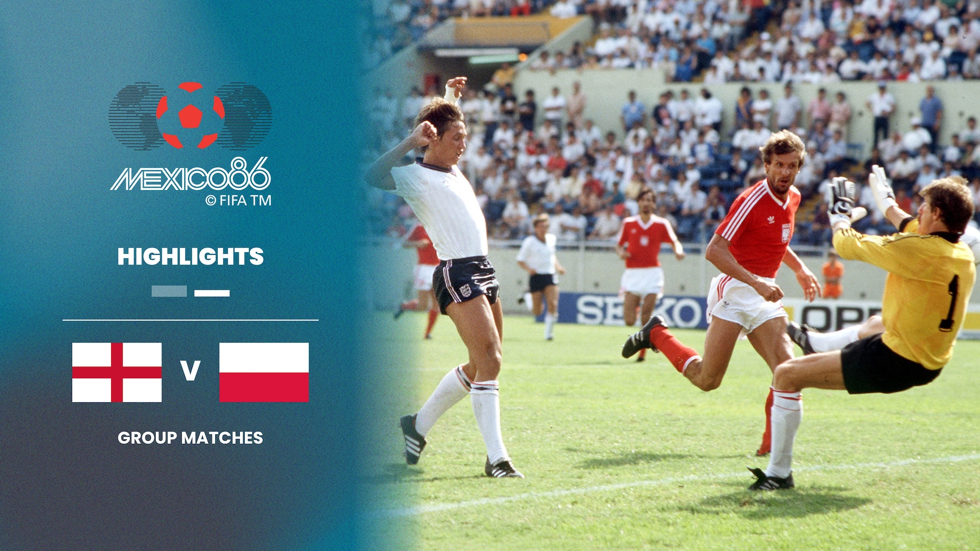 Inghilterra - Polonia | Gruppo F | Coppa del mondo FIFA Messico 1986 | Highlights