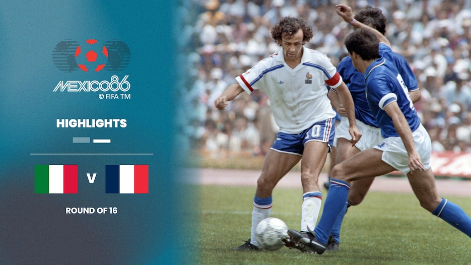 Italy v France | Round of 16 | 1986 FIFA World Cup Mexico™ | Highlights