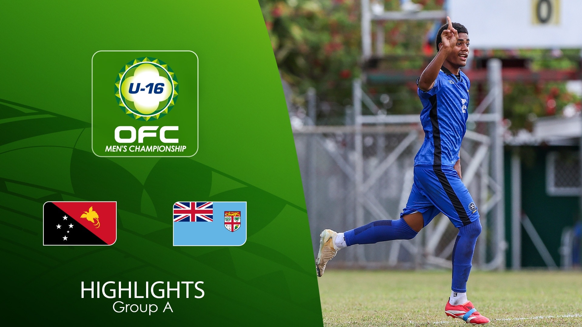 Papua New Guinea x Fiji | Fase de grupos | Campeonato Masculino OFC Sub-16 2025 | Melhores momentos