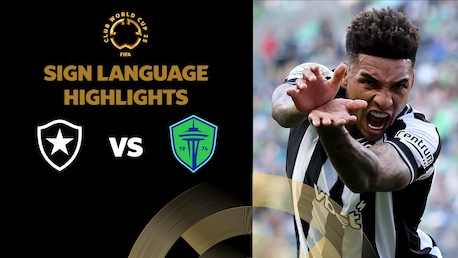 Botafogo - Seattle Sounders FC | Gruppe B | FIFA Club World Cup 2025™ | Highlights (Gebärdensprache)