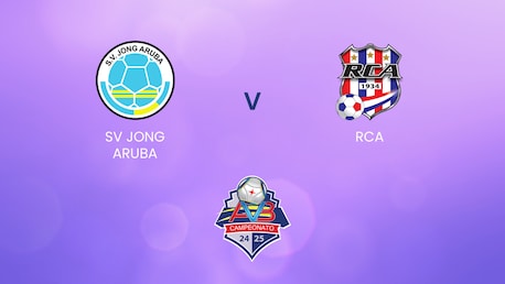 Jong Aruba - RCA | Division Honor 2024-25 | Match complet