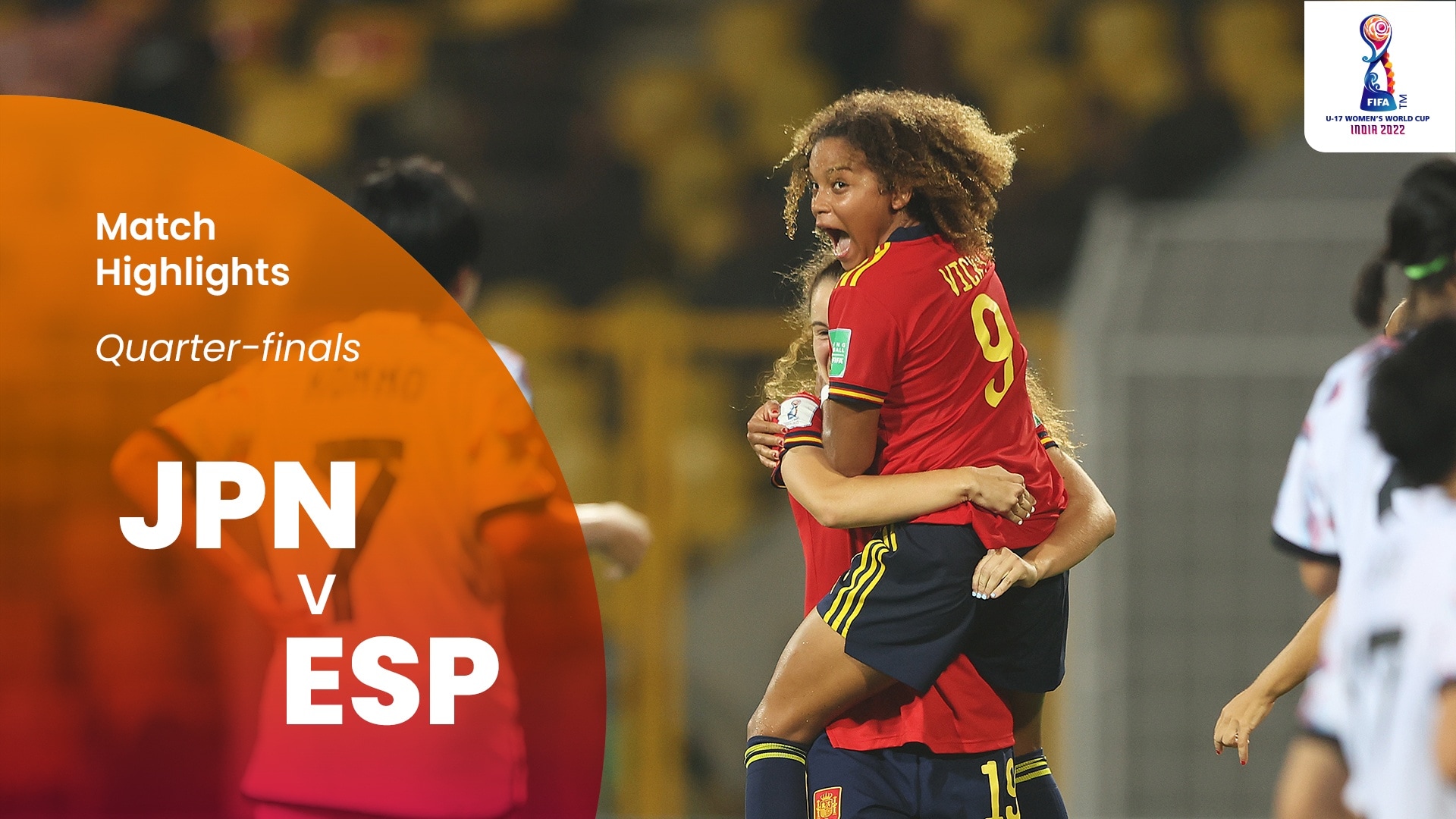 Japón vs España | Cuartos de final | Copa Mundial Sub-17 de la FIFA India 2022™ | Highlights