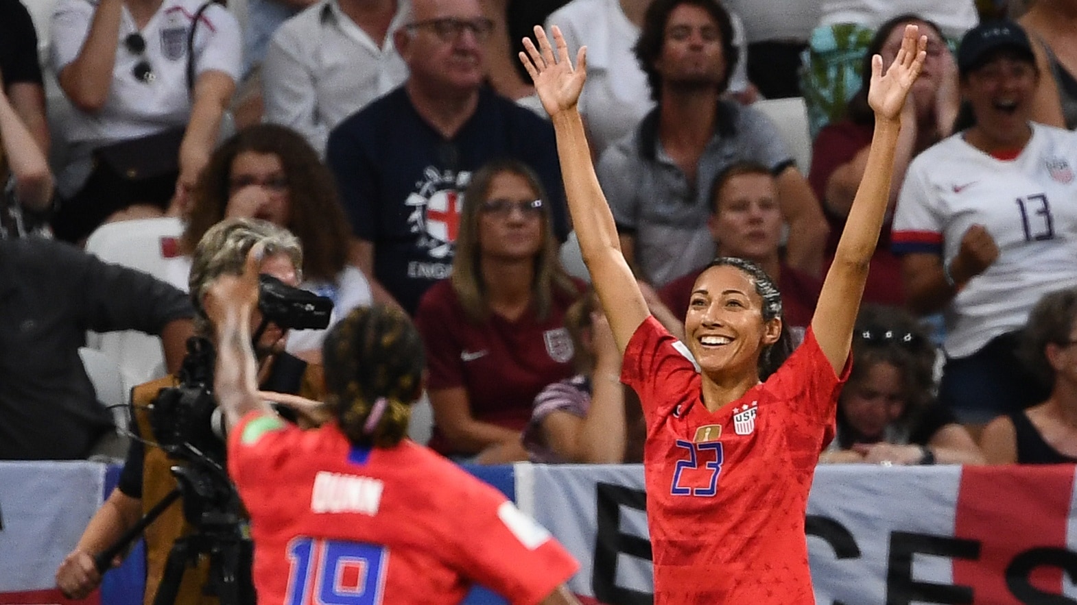 Le but de Christen Press 9' | Angleterre - États-Unis | Coupe du Monde Féminine de la FIFA, France 2019™