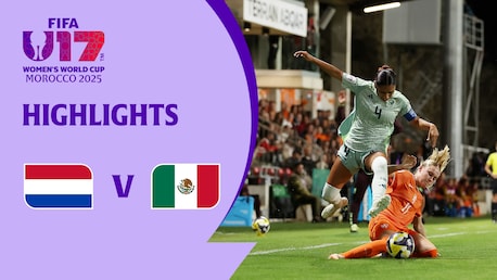 Niederlande - Mexiko | Gruppe B | FIFA U-17-Frauen-Weltmeisterschaft Marokko 2025™ | Highlights