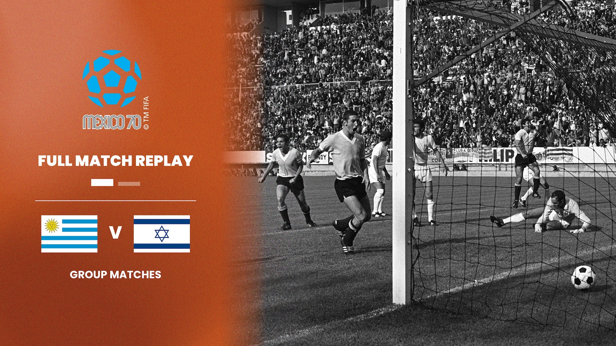 Uruguay - Israël | Groupe 2 | Coupe du Monde de la FIFA, Mexique 1970™ | Match complet