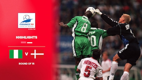 Nigeria vs Dinamarca | Octavos de final | Copa Mundial de la FIFA Francia 1998™ | Highlights